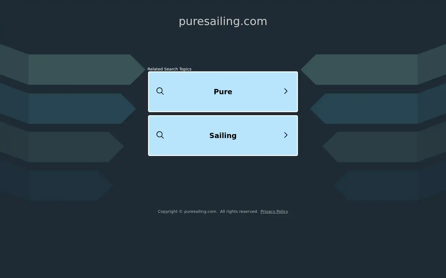 Screenshot of puresailing.com