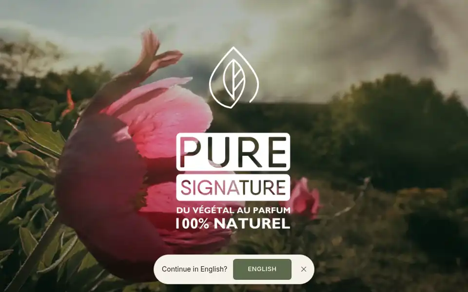Screenshot of puresignature.fr