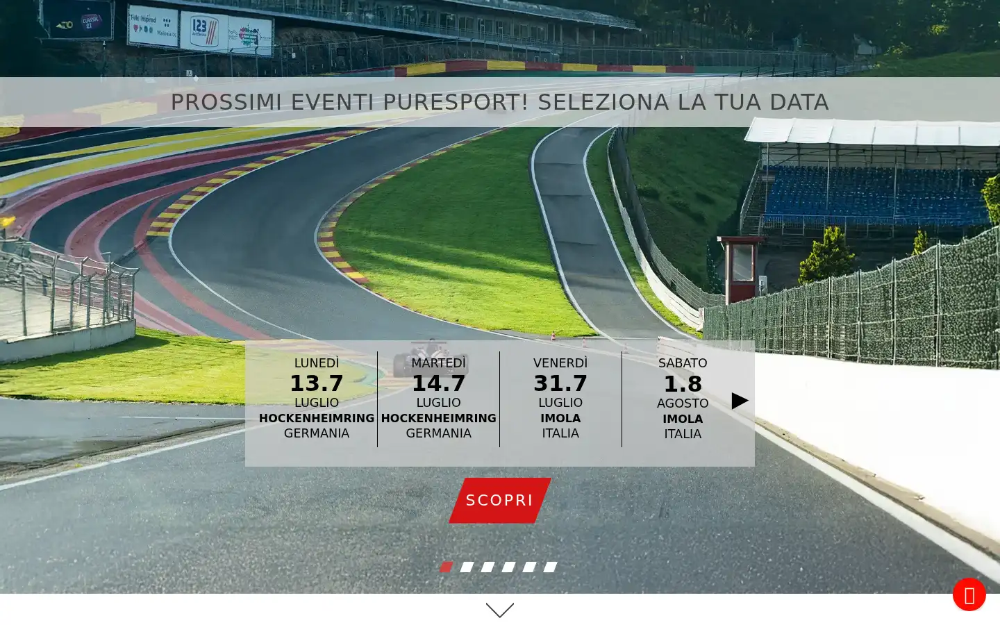 Screenshot of puresport.it