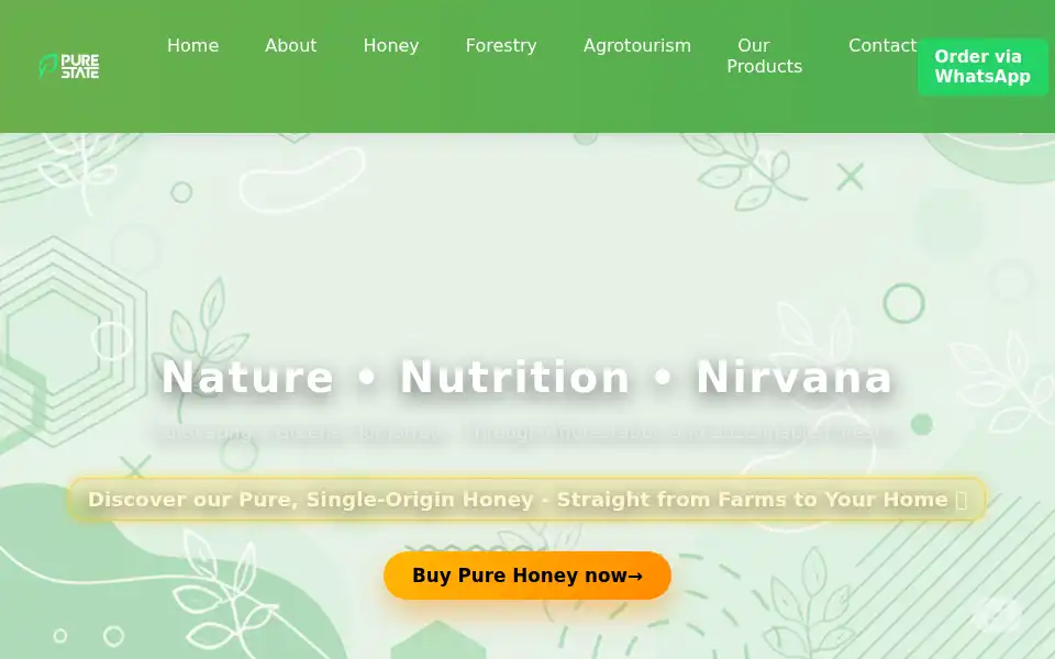 Screenshot of purestate.in