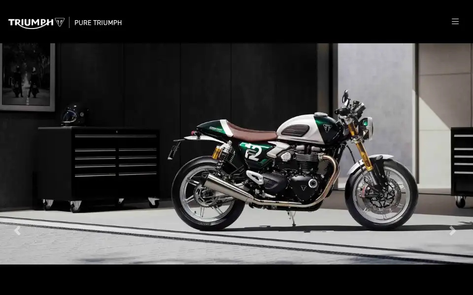 Screenshot of puretriumph.co.uk