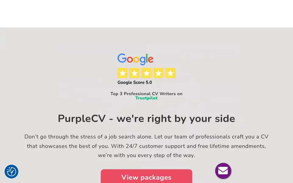 Screenshot of purplecv.ae