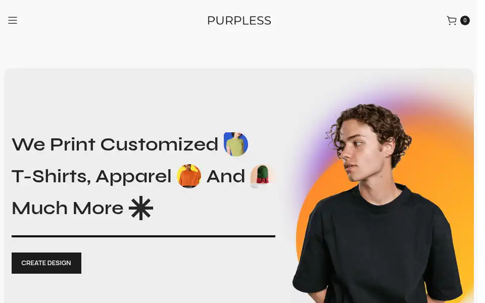 Screenshot of purpless.co.uk
