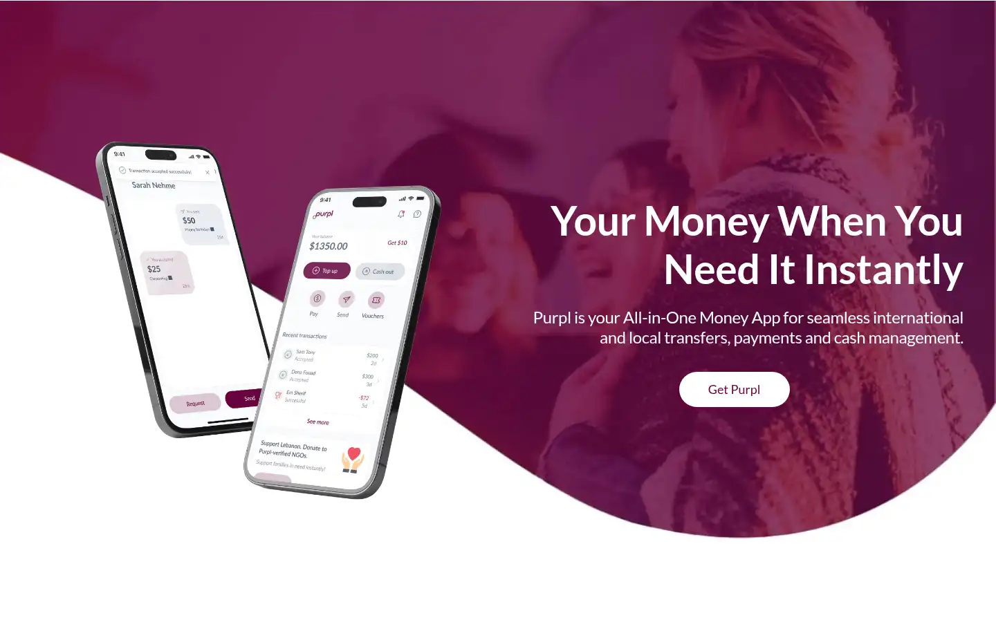 Screenshot of purplme.com