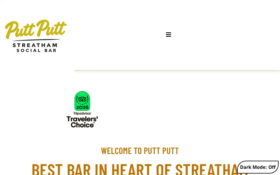 Screenshot of puttputt.uk