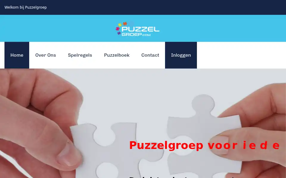 Screenshot of puzzelgroep.com
