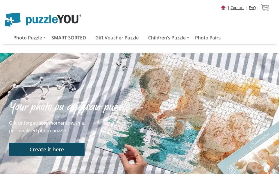 Screenshot of puzzleyou.co.uk