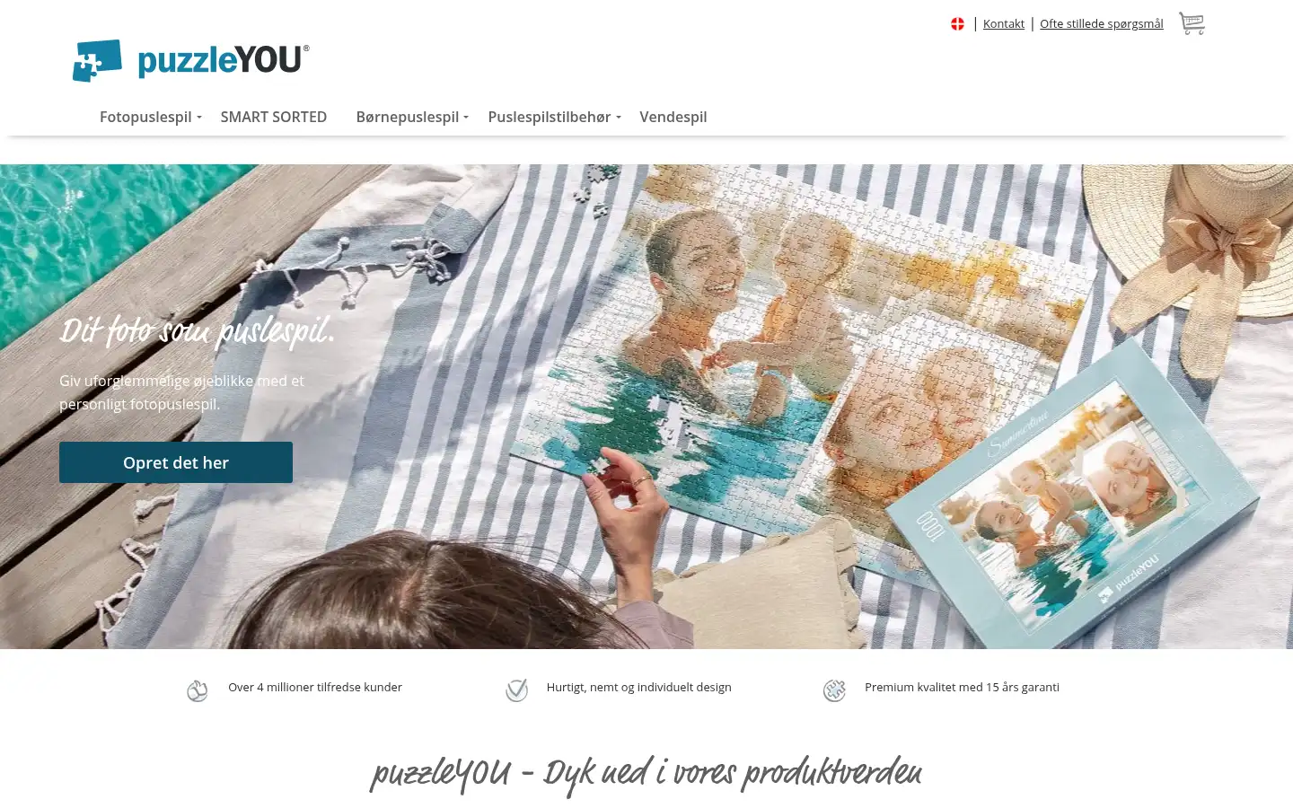 Screenshot of puzzleyou.dk