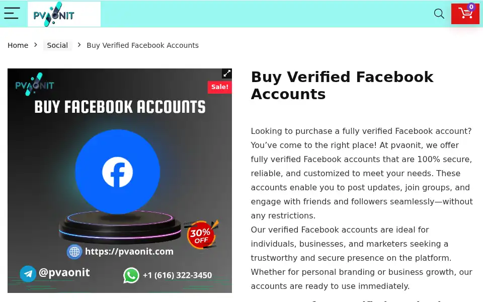 Screenshot of pvaonit.com