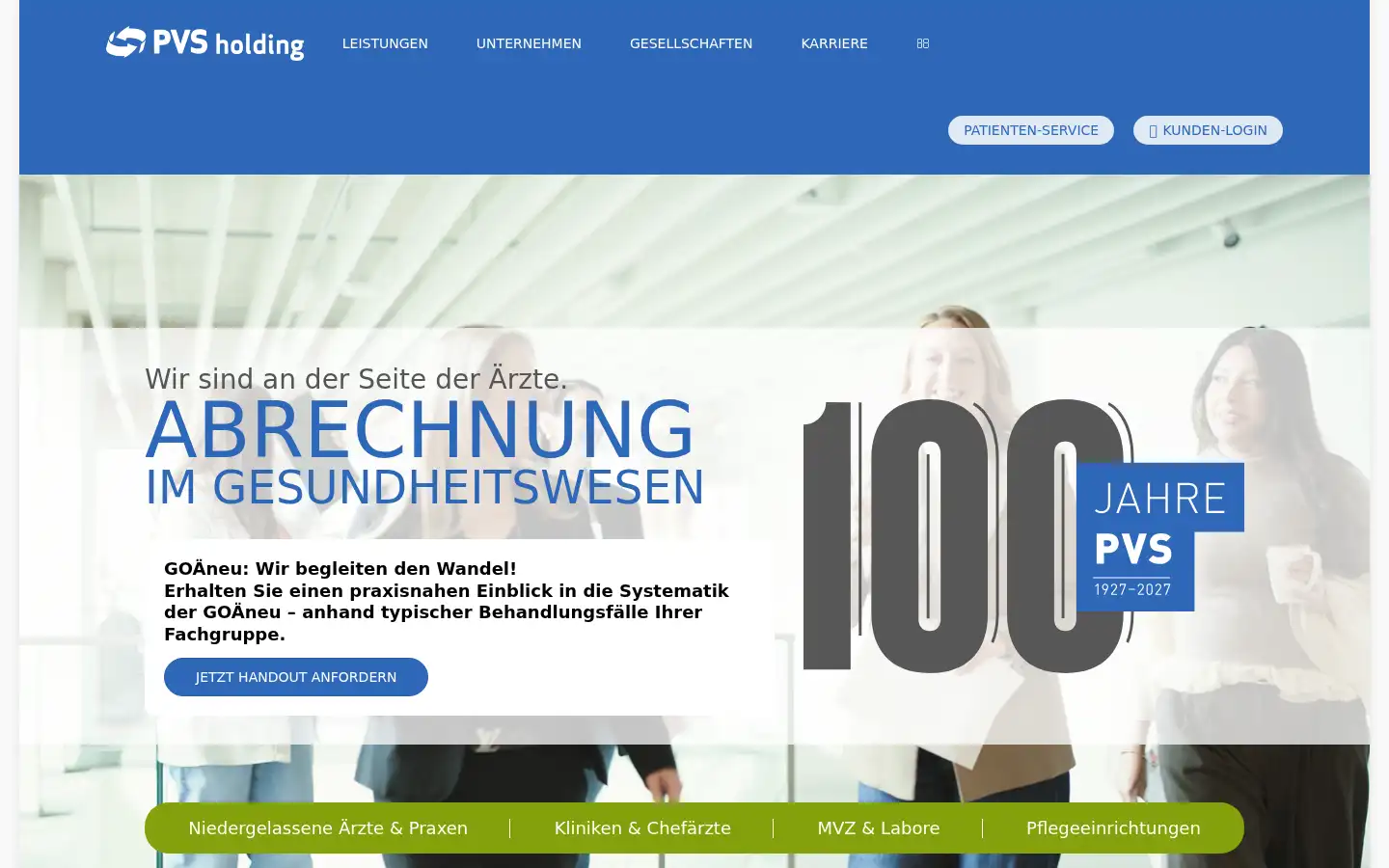Screenshot of pvs-4you.de