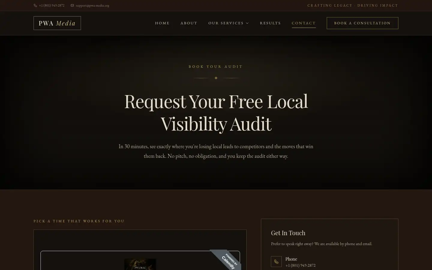 Screenshot of pwa-media.org