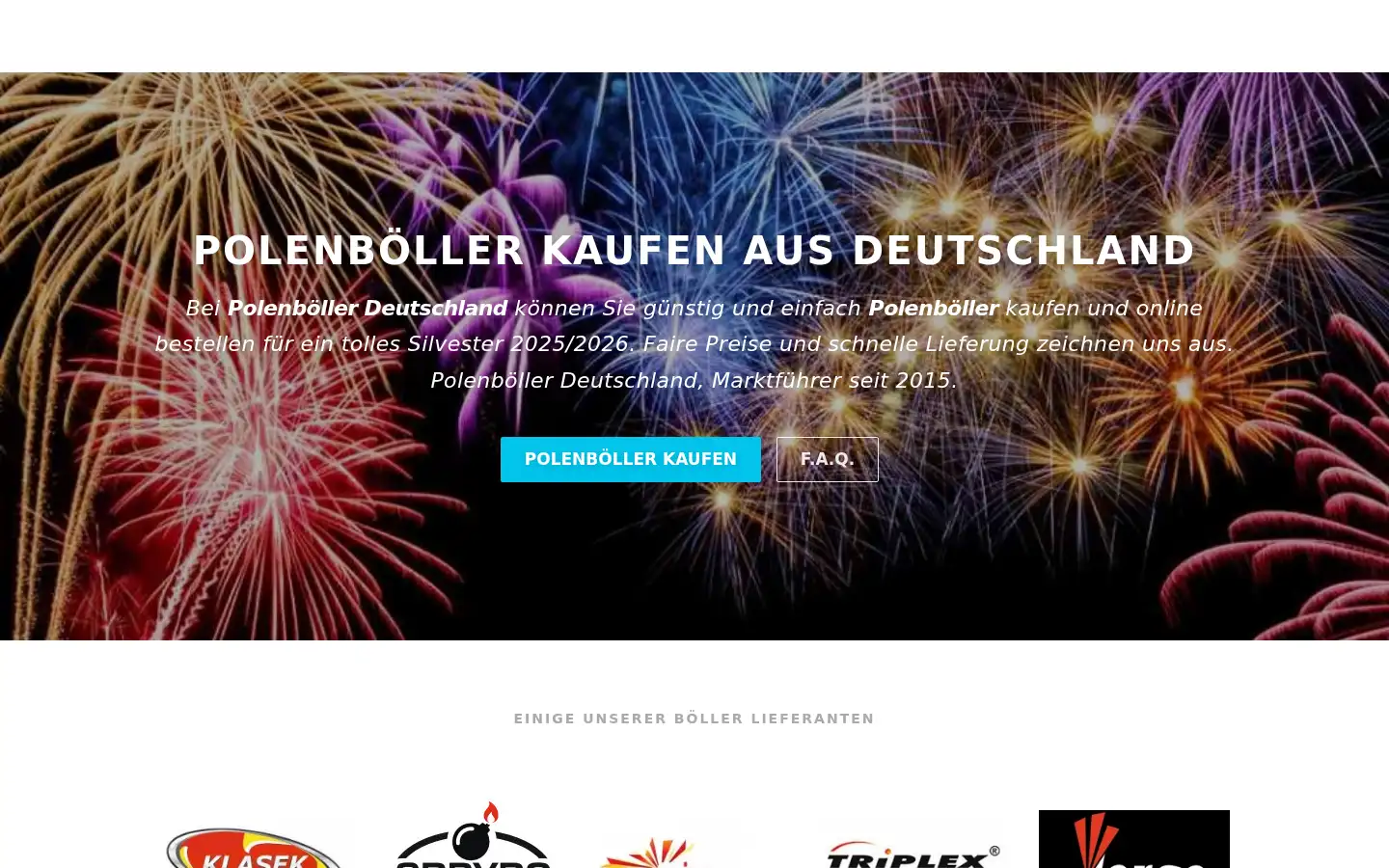 Screenshot of pyro-effects.com
