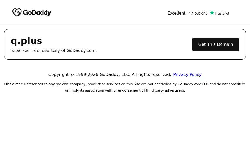 Screenshot of q.plus