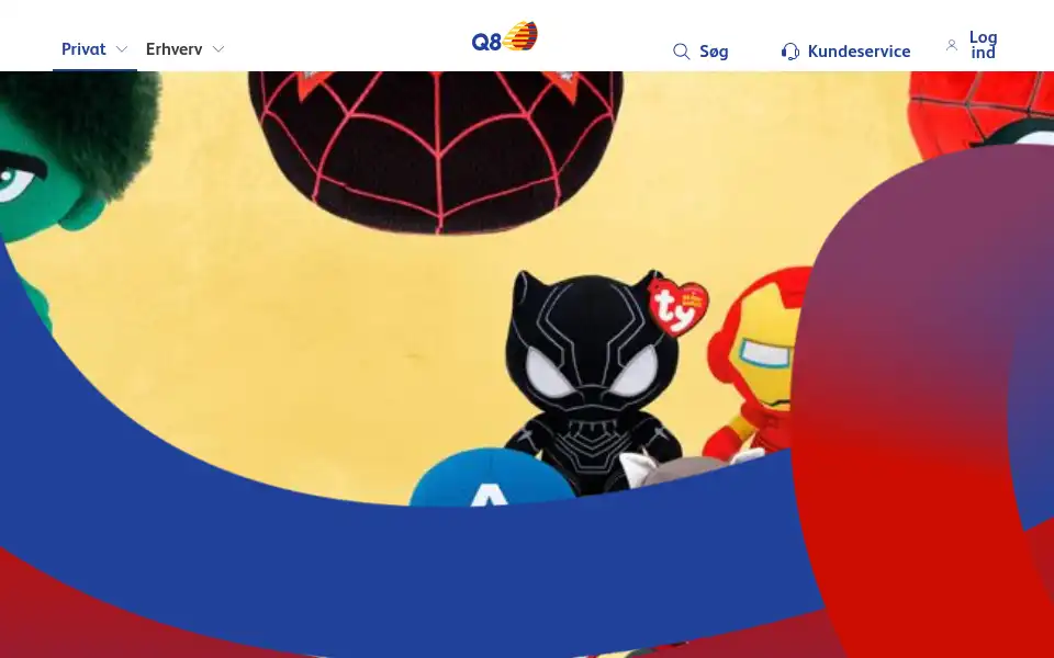 Screenshot of q8.dk