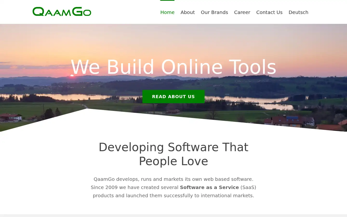 Screenshot of qaamgo.com