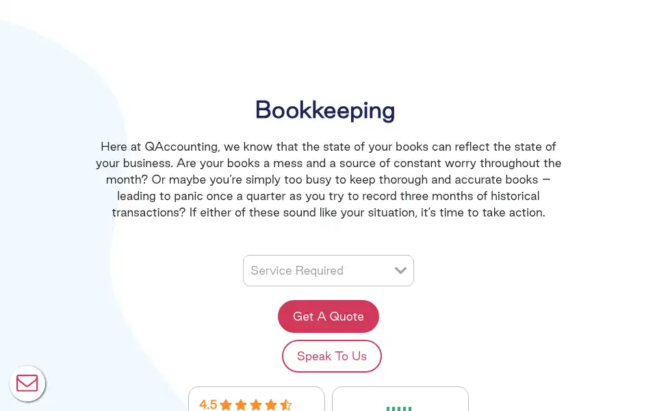 Screenshot of qaccounting.com