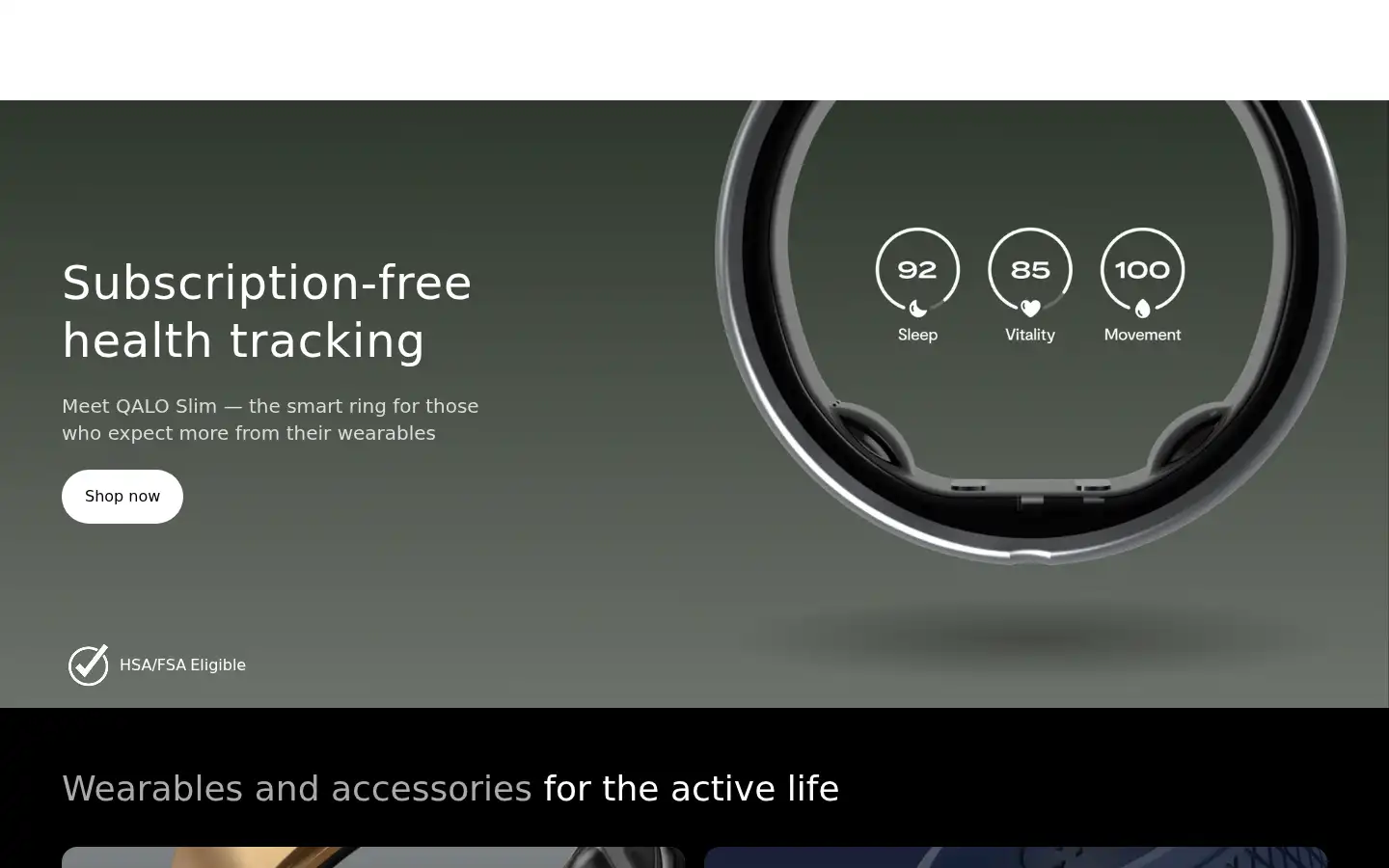 Screenshot of qalo.com
