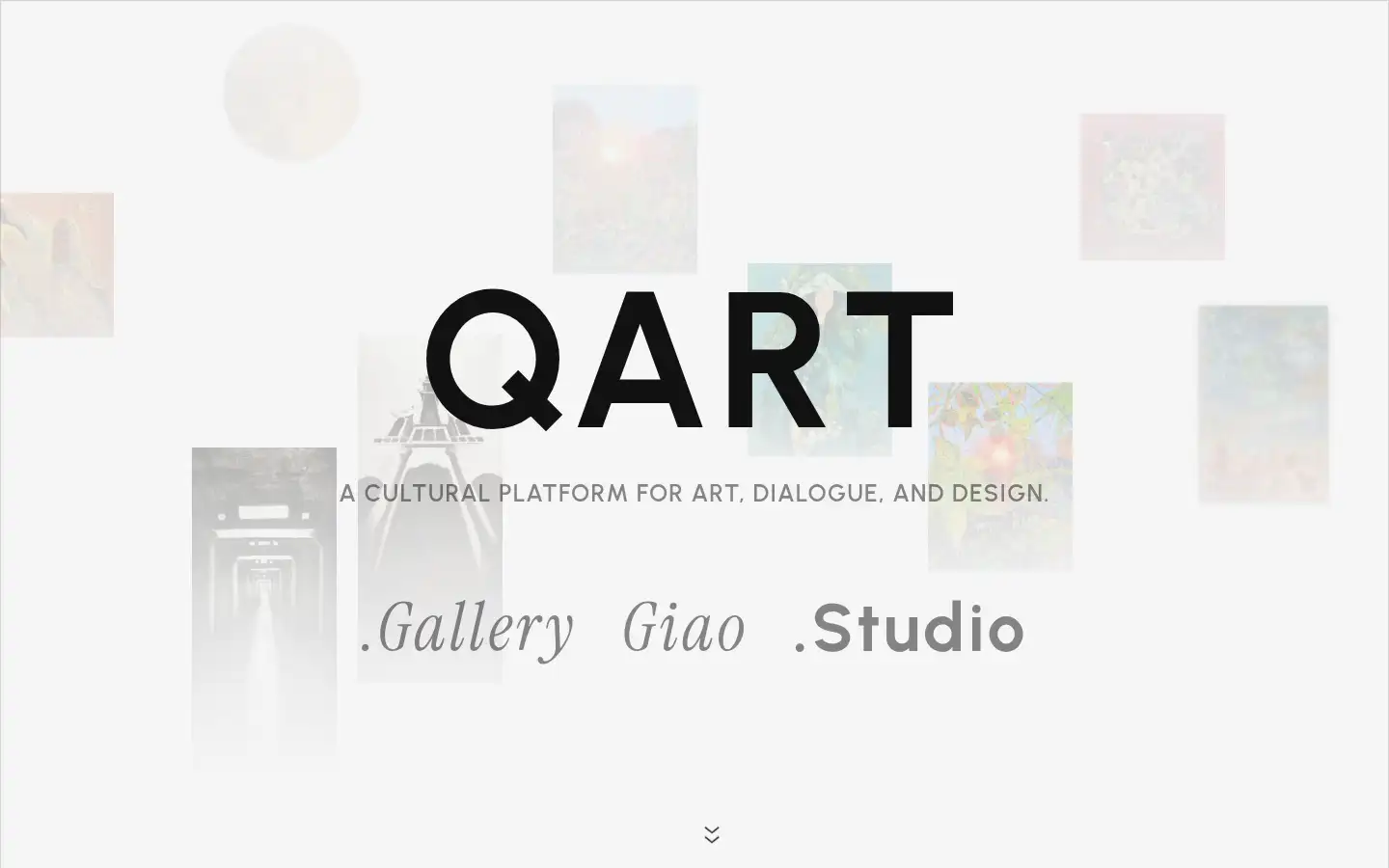 Screenshot of qart.gallery