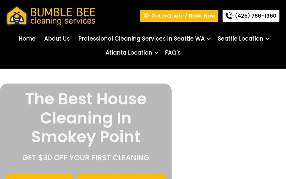 Screenshot of qbclean.com