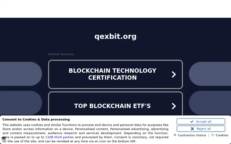 Screenshot of qexbit.org