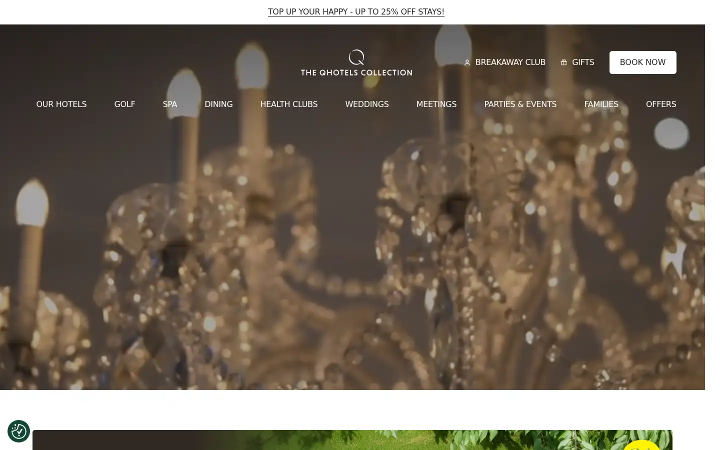 Screenshot of qhotels.co.uk