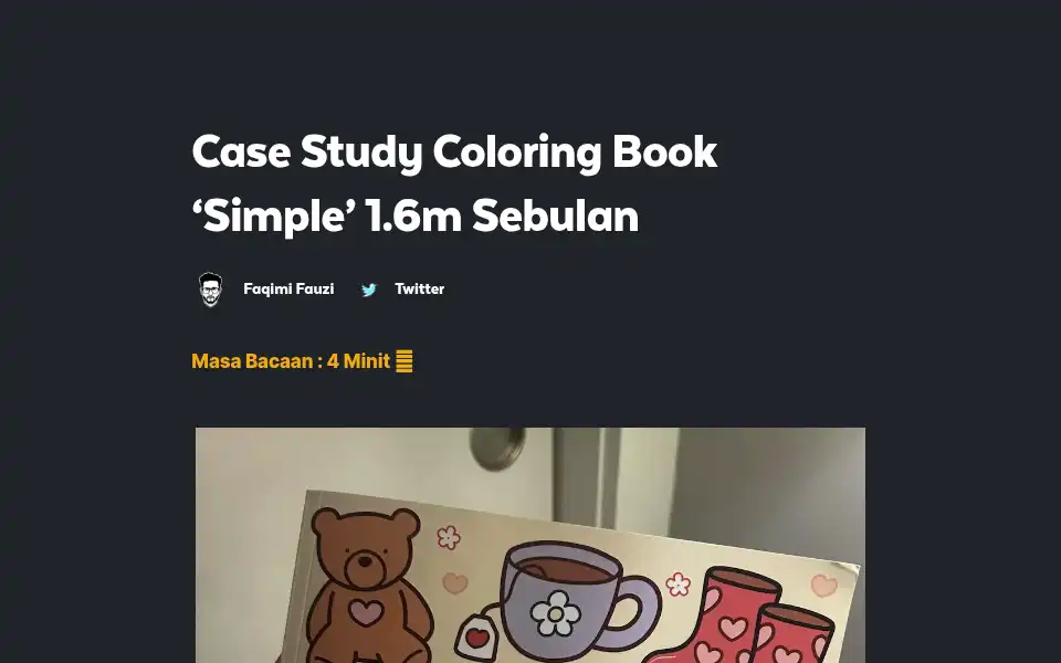 Screenshot of qimi.co
