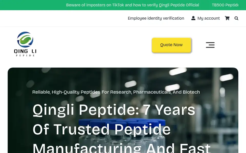 Screenshot of qinglishangmao.com