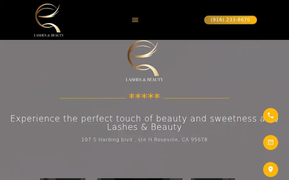 Screenshot of qlashesbeauty.com