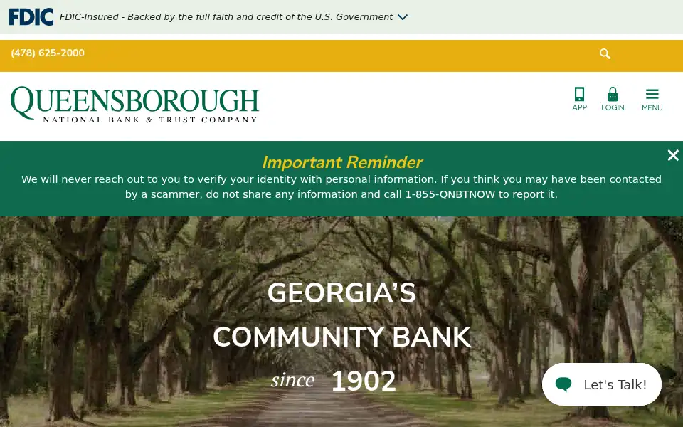 Screenshot of qnbtrust.bank