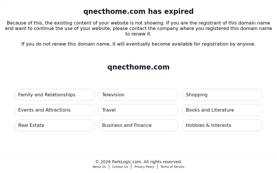 Screenshot of qnecthome.com