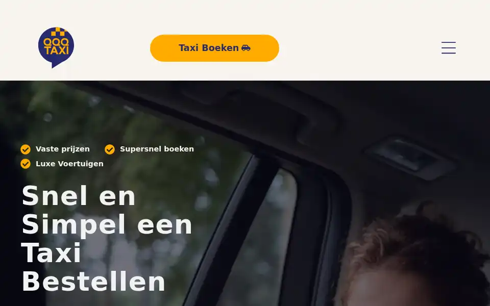 Screenshot of qqqtaxi.nl