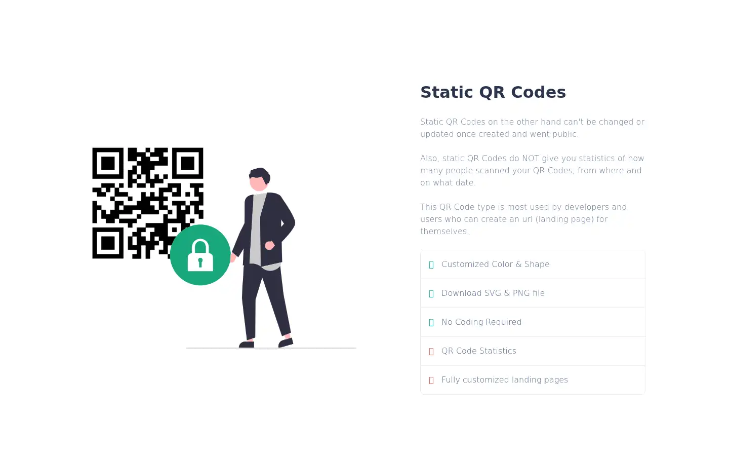 Screenshot of qr.io