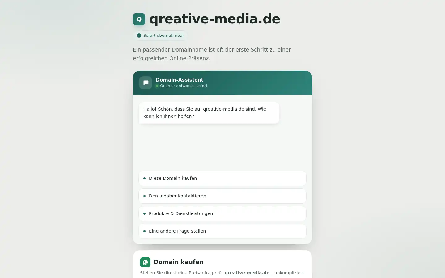 Screenshot of qreative-media.de