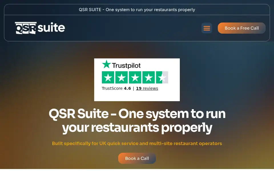 Screenshot of qsrsuite.co.uk