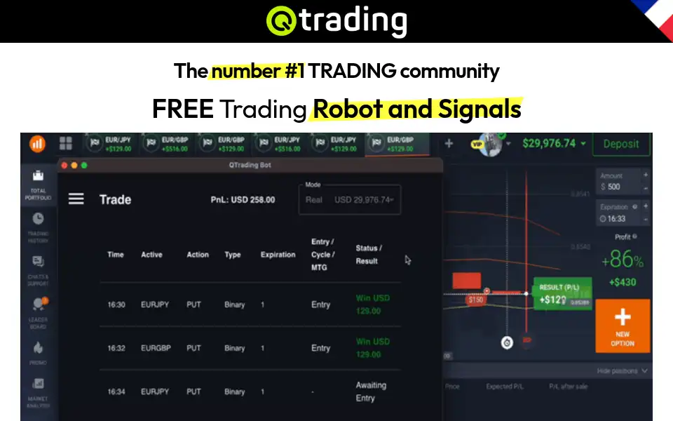 Screenshot of qtrading.info