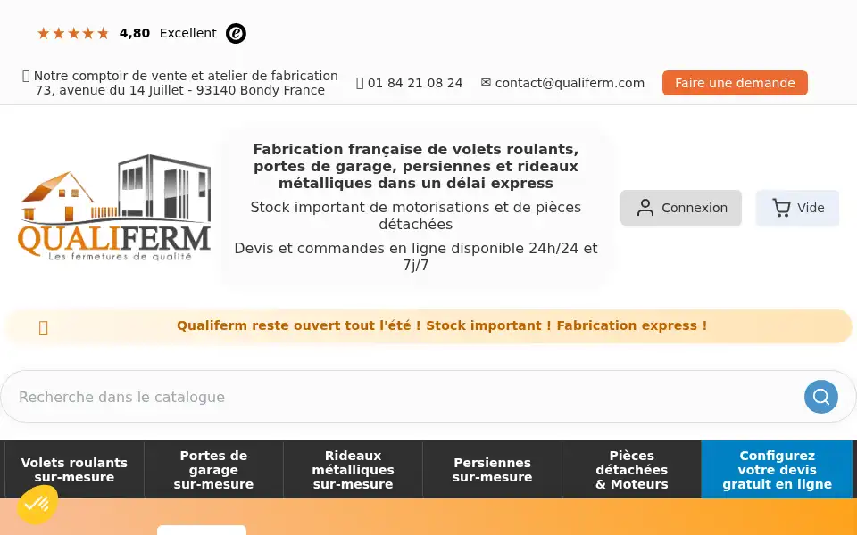 Screenshot of qualiferm.com