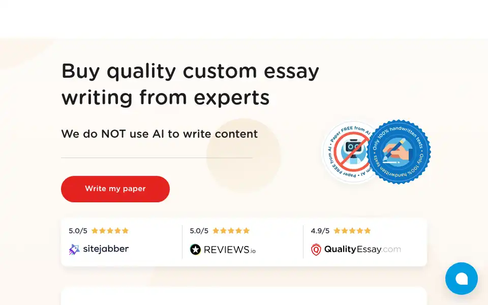 Screenshot of qualityessay.net