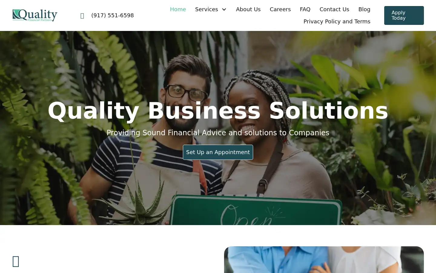 Screenshot of qualityfinancialpartners.com
