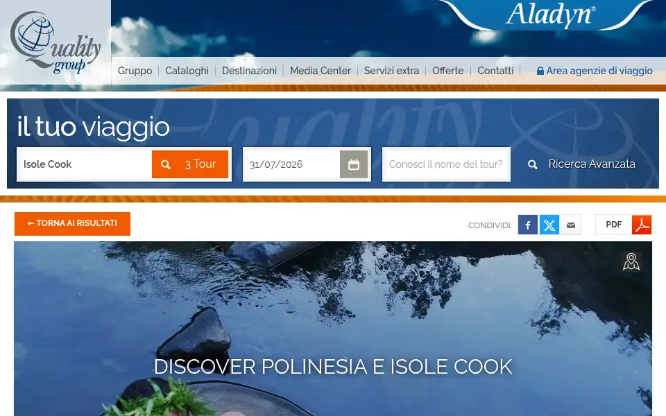 Screenshot of qualitygroup.it