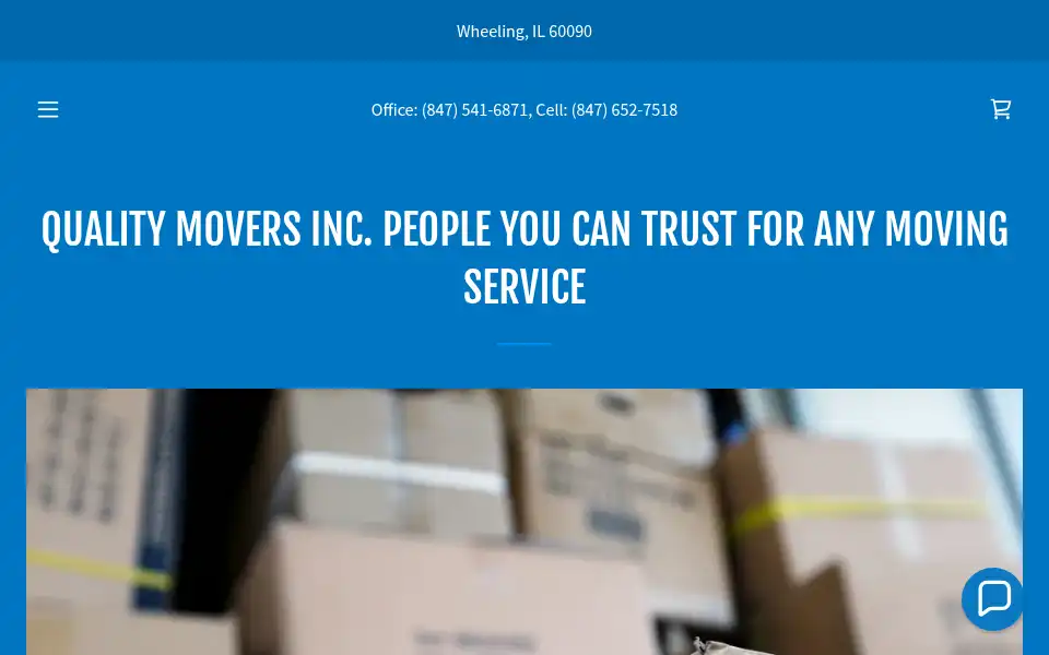 Screenshot of qualitymoversinc.com