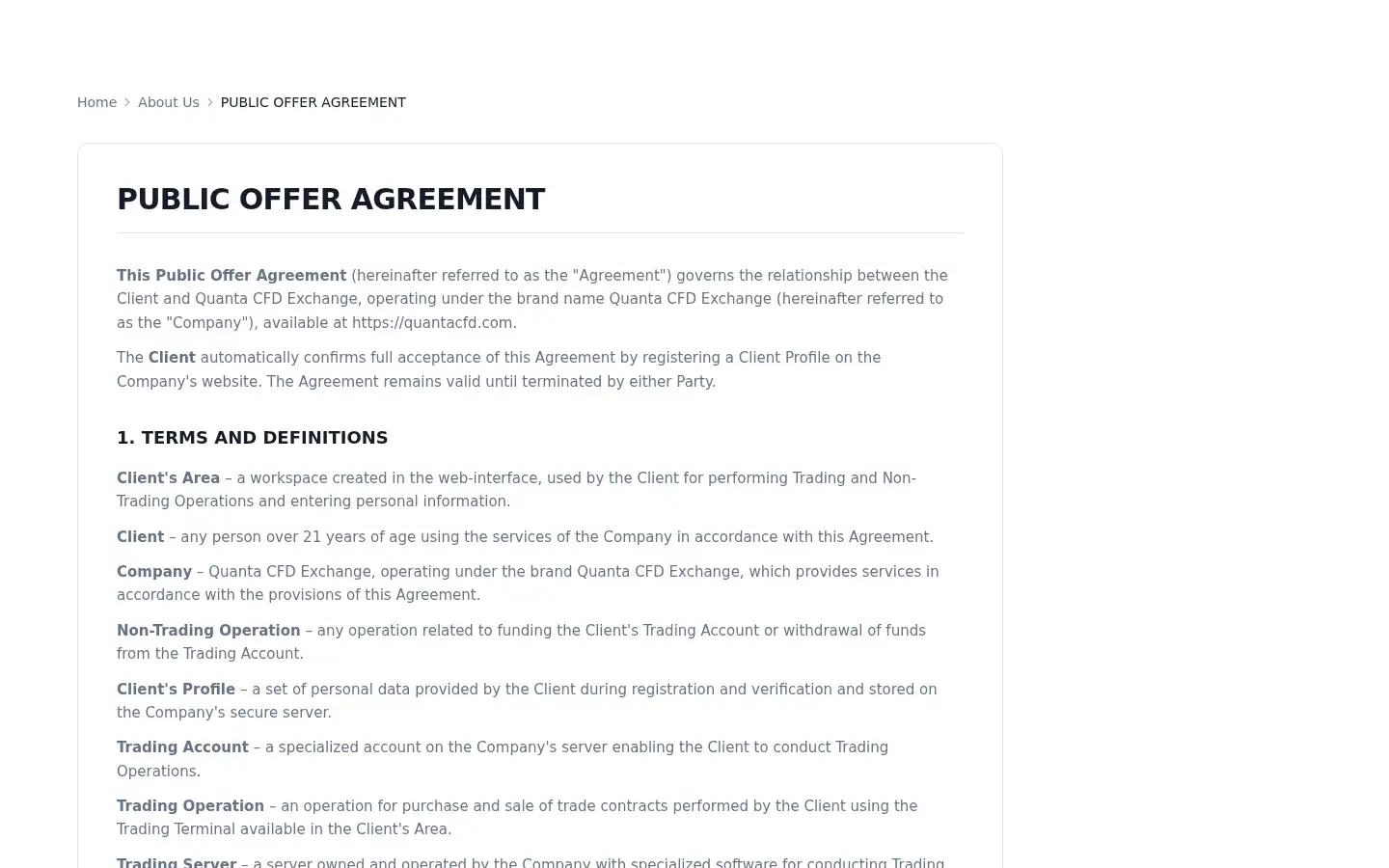 Screenshot of quantacfd.com