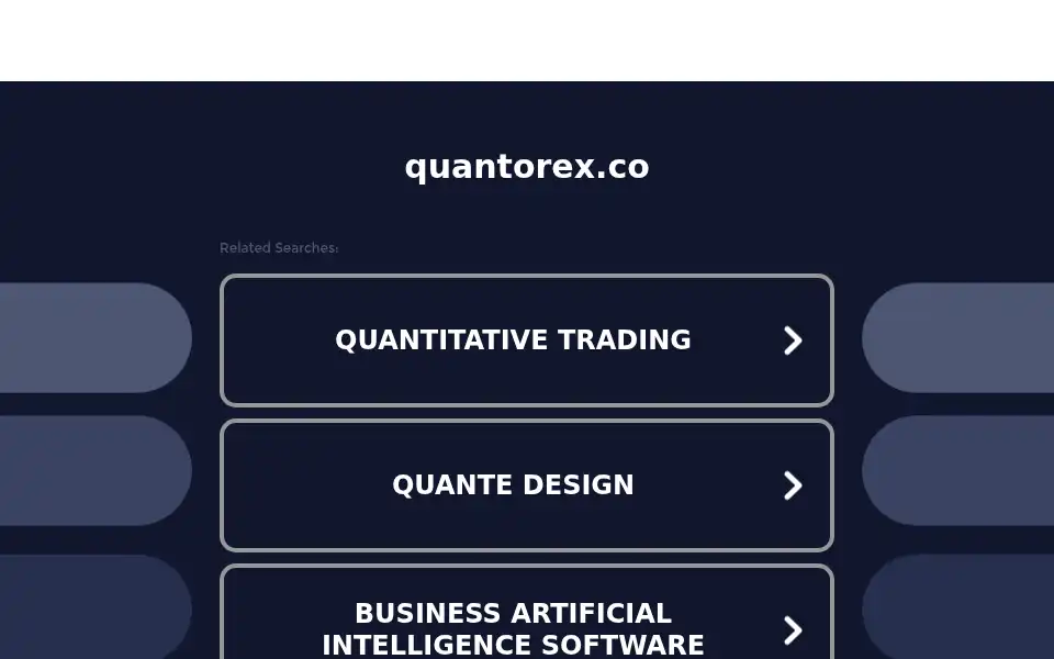Screenshot of quantorex.co