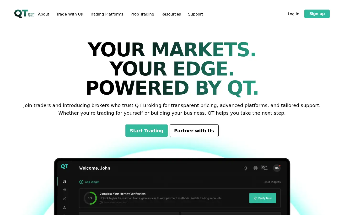 Screenshot of quanttekel.com