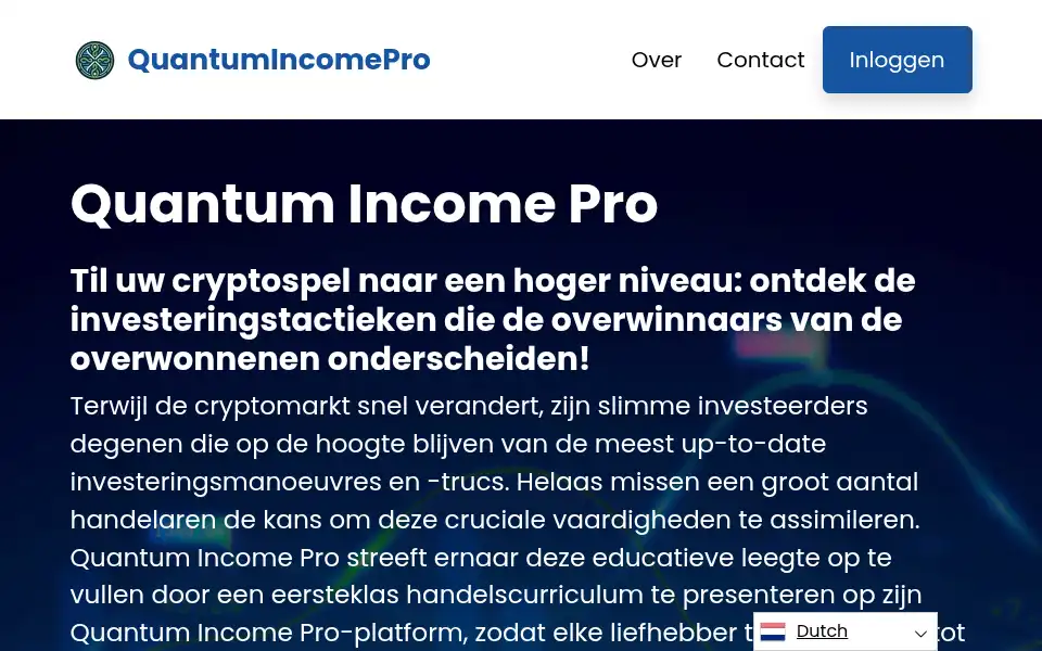 Screenshot of quantum-prime-profit.com