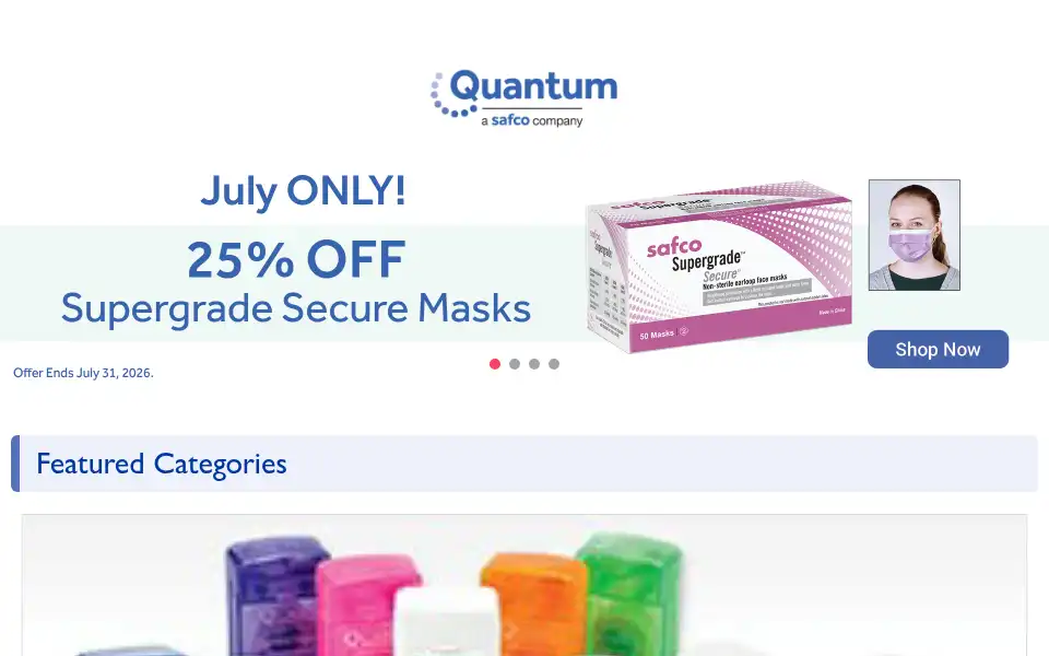 Screenshot of quantumlabs.com