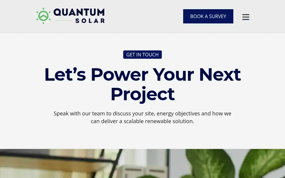 Screenshot of quantumsolaruk.com