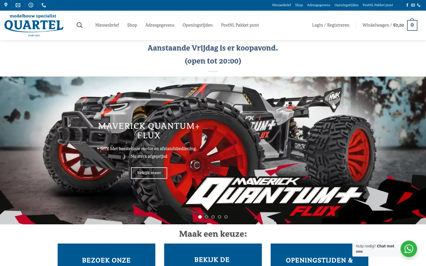 Screenshot of quartel.nl
