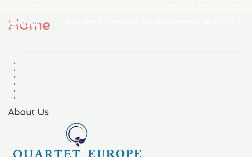 Screenshot of quarteteurope.com