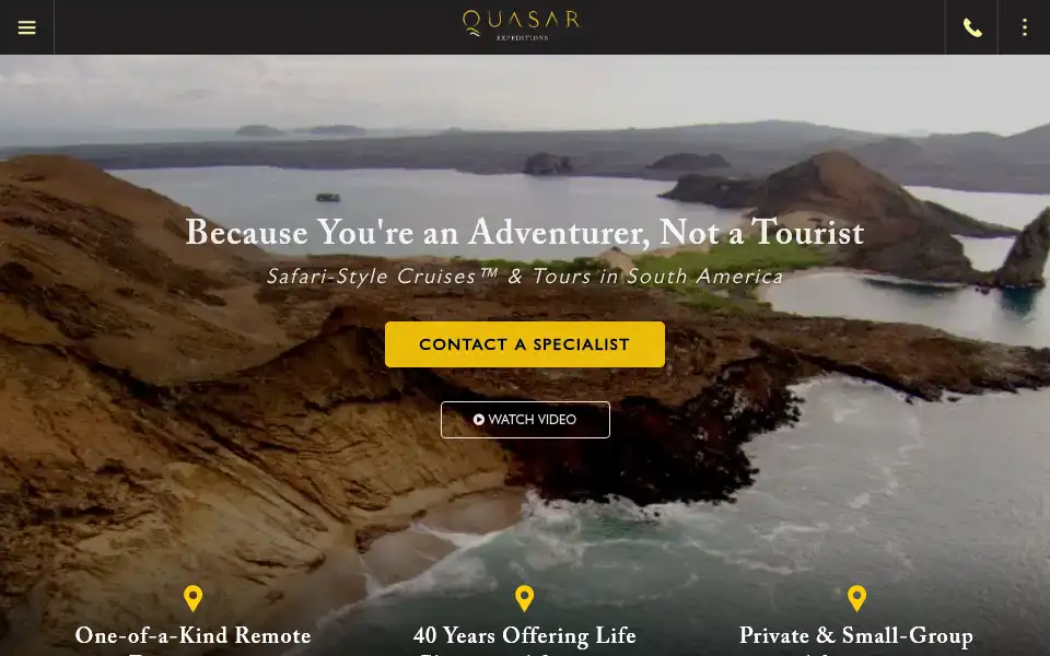 Screenshot of quasarex.com