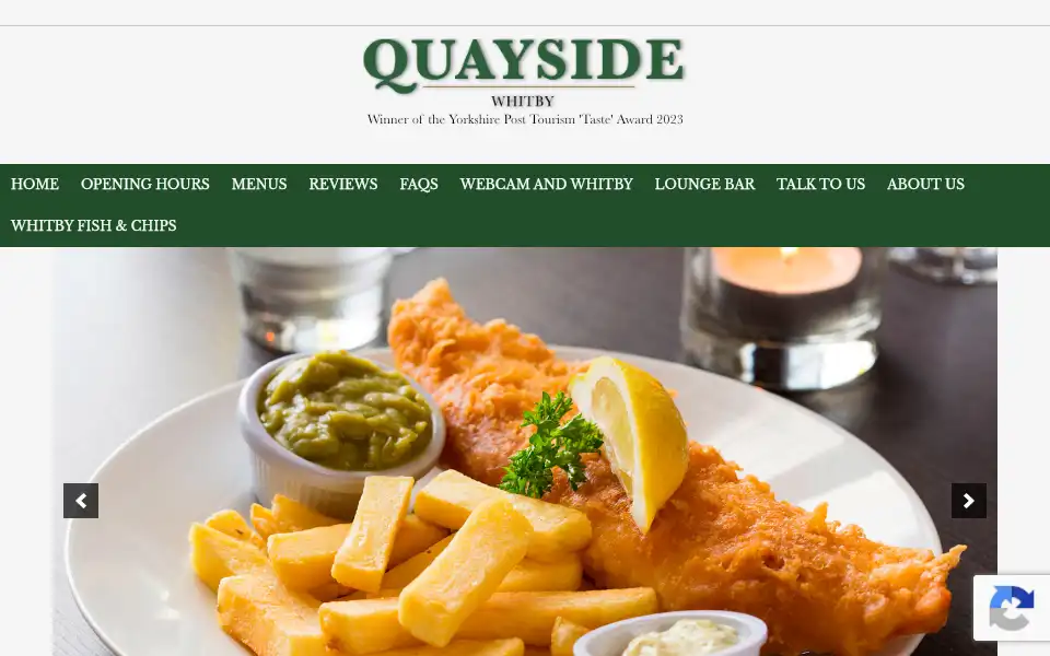 Screenshot of quaysidewhitby.co.uk